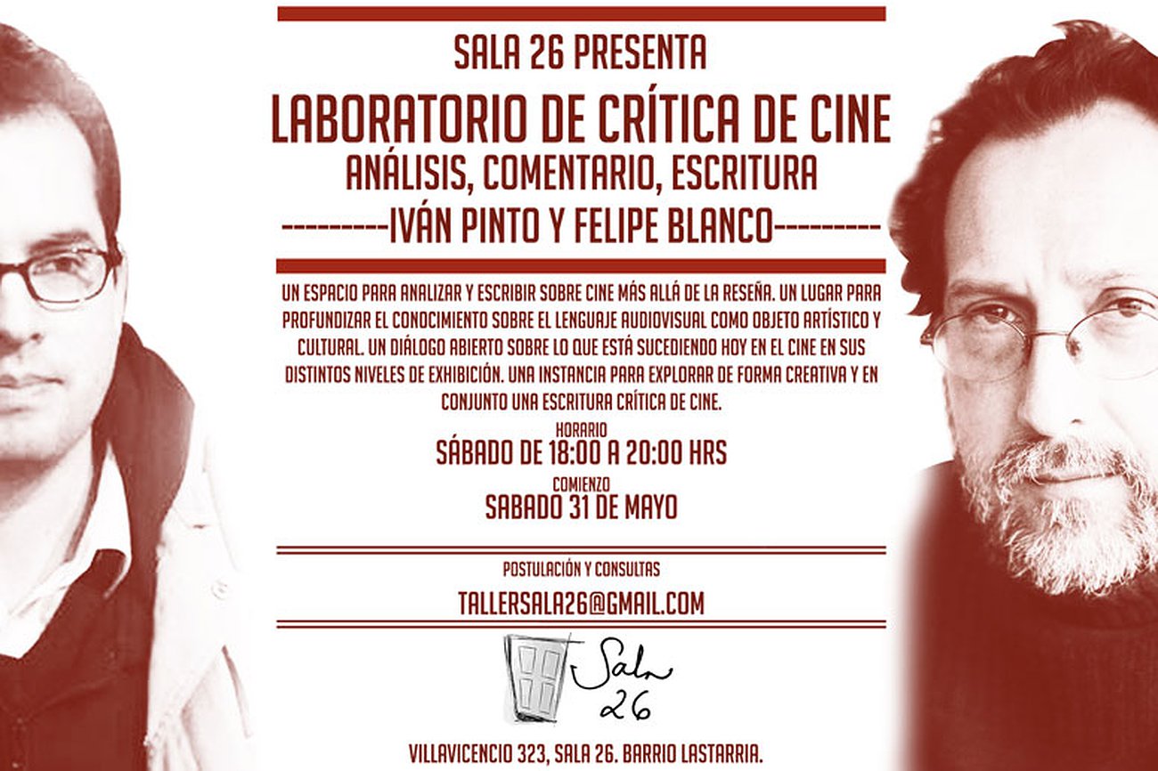 Laboratorio de crítica de cine en Sala 26